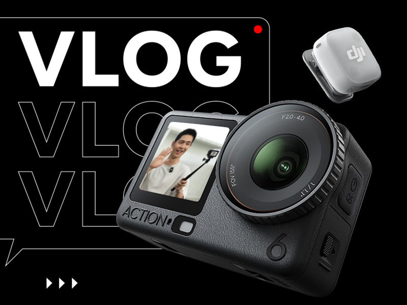 Osmo Action 6 Vlog Bundle (DJI Mic Mini 2)